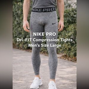 Nike Pro Dri-FIT Compression Tights – Men’s Size Large